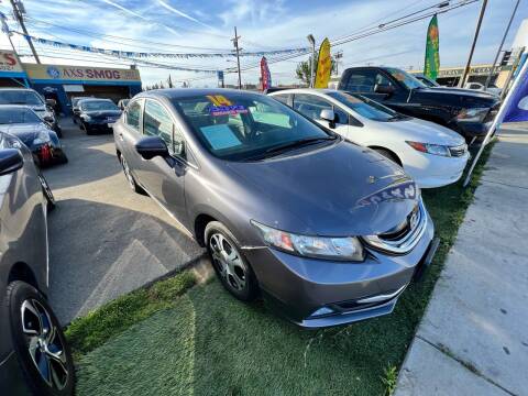 2014 Honda Civic for sale at ROMO'S AUTO SALES in Los Angeles CA