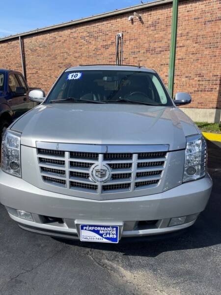 2010 Cadillac Escalade for sale at Performance Motor Cars in Washington Court House OH