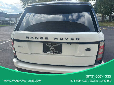 2017 Land Rover Range Rover Supercharged