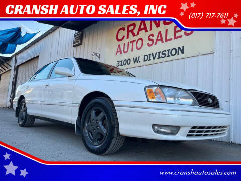 1999 Toyota Avalon for sale at CRANSH AUTO SALES, INC in Arlington TX