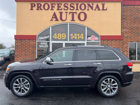 2018 Jeep Grand Cherokee for sale at Professional Auto Sales & Service in Fort Wayne IN