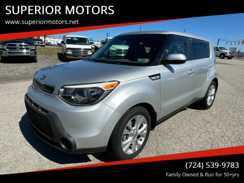 2015 Kia Soul for sale at SUPERIOR MOTORS in Latrobe PA