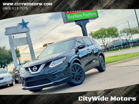 2015 Nissan Rogue for sale at CityWide Motors in Garland TX