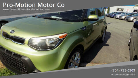 2014 Kia Soul for sale at Pro-Motion Motor Co in Lincolnton NC
