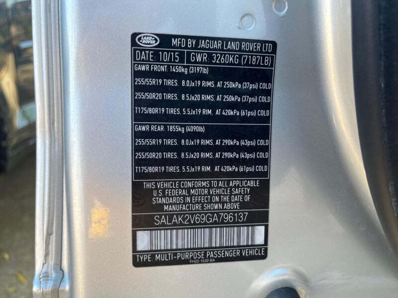 2016 Land Rover LR4 HSE LUX