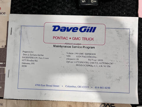 1993 GMC Typhoon Turbo