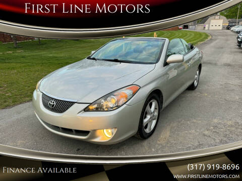 2006 Toyota Camry Solara for sale at First Line Motors in Jamestown IN