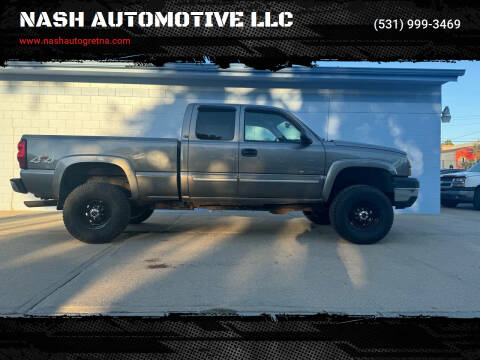 2007 Chevrolet Silverado 2500HD Classic for sale at NASH AUTOMOTIVE LLC in Gretna NE