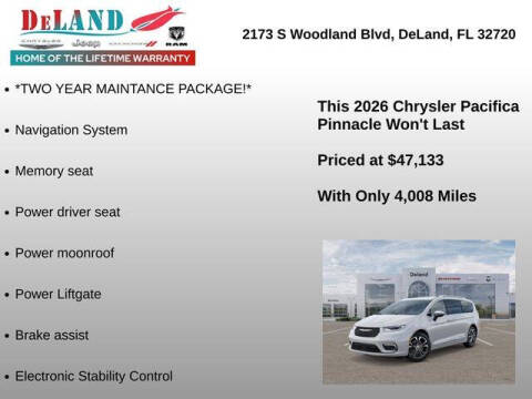 2026 Chrysler Pacifica Pinnacle