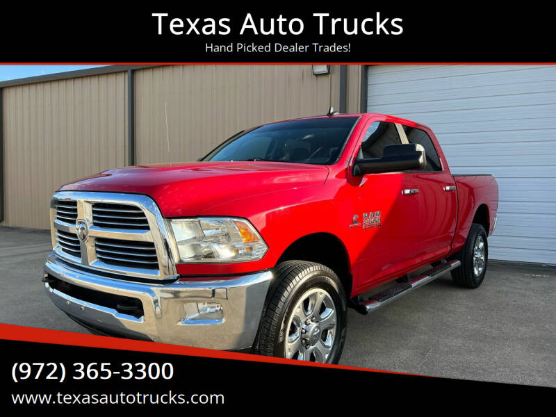 2015 RAM 2500 for sale at Texas Auto Trucks in Wylie TX