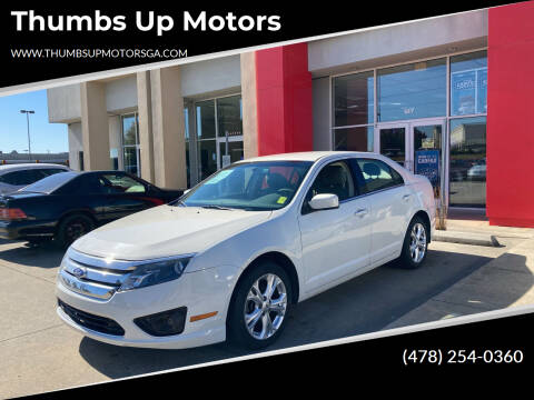 2012 Ford Fusion for sale at Thumbs Up Motors in Warner Robins GA