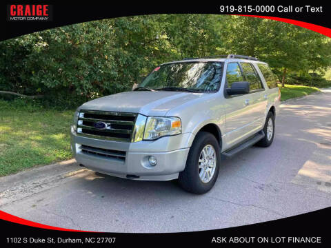 2014 Ford Expedition for sale at CRAIGE MOTOR CO in Durham NC