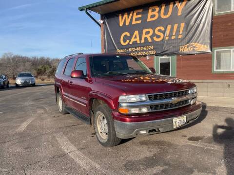 2003 Chevrolet Tahoe for sale at H & G AUTO SALES LLC in Princeton MN
