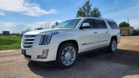 2015 Cadillac Escalade ESV for sale at Sinner Auto in Waubay SD