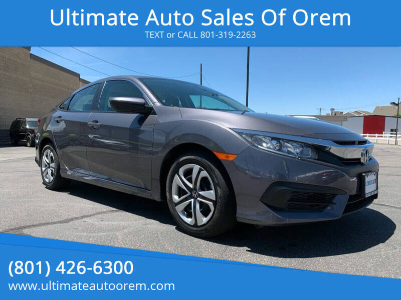 2018 Honda Civic for sale at Ultimate Auto Sales Of Orem in Orem UT