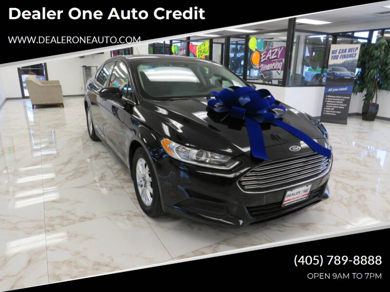 2016 Ford Fusion for sale at Dealer One Auto Credit in Oklahoma City OK
