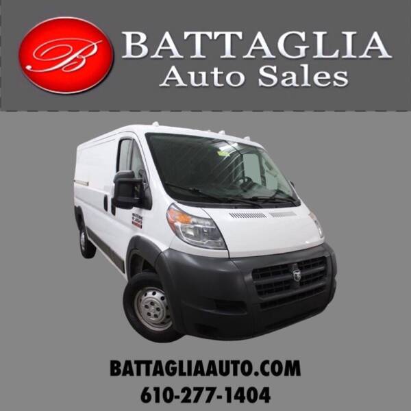 2018 RAM ProMaster for sale at Battaglia Auto Sales in Plymouth Meeting PA