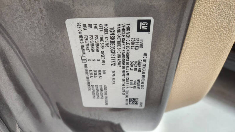 2012 Chevrolet Tahoe LT