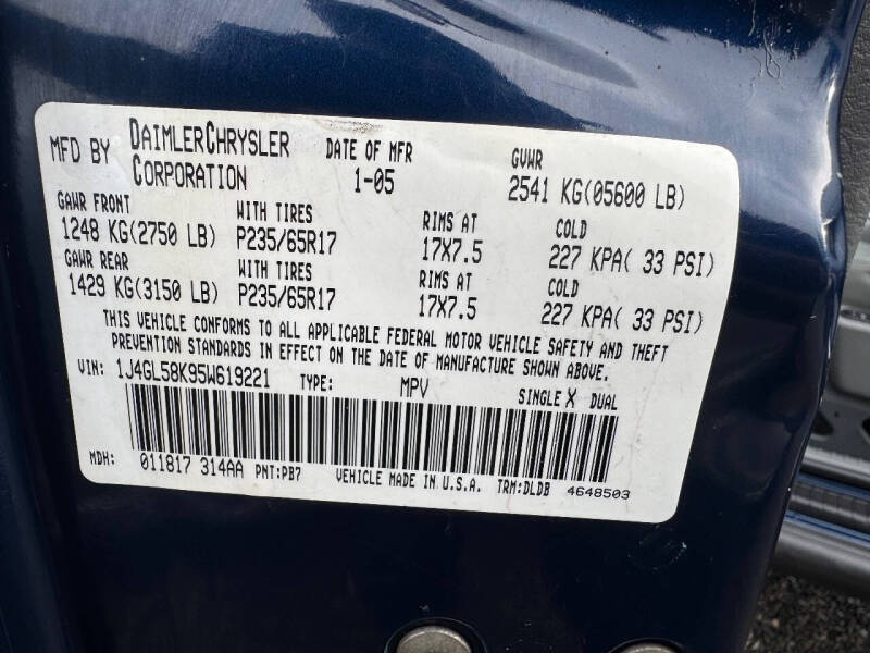 2005 Jeep Liberty Limited