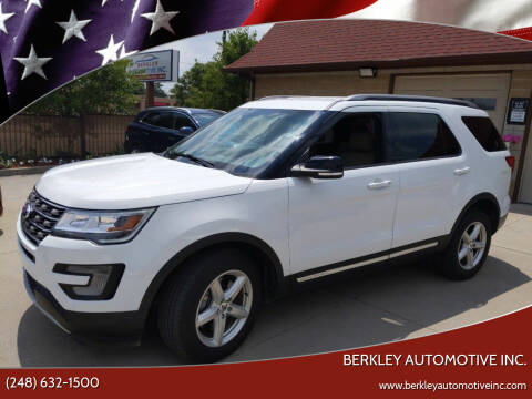 2016 Ford Explorer for sale at Berkley Automotive Inc. in Berkley MI
