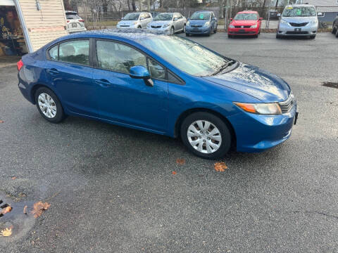 2012 Honda Civic for sale at HZ Motors LLC in Saugus MA