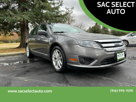 2012 Ford Fusion for sale at SAC SELECT AUTO in Sacramento CA