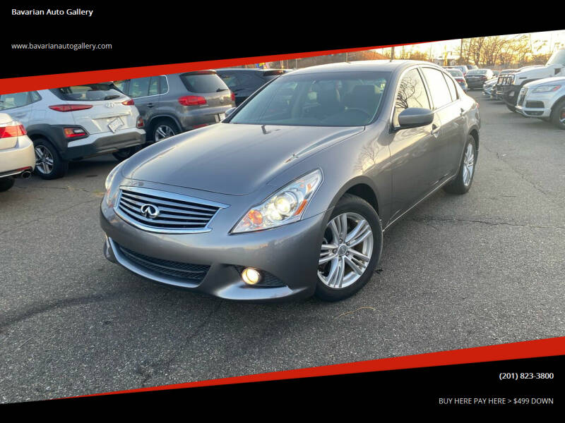 2013 Infiniti G37 Sedan for sale at Bavarian Auto Gallery in Bayonne NJ