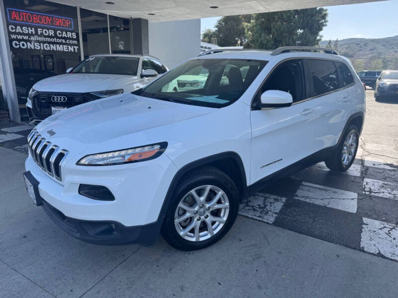 2016 Jeep Cherokee for sale at Allen Motors, Inc. in Thousand Oaks CA