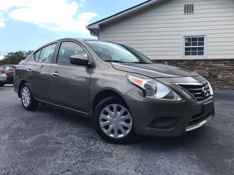 2015 Nissan Versa for sale at NO FULL COVERAGE AUTO SALES LLC in Austell GA