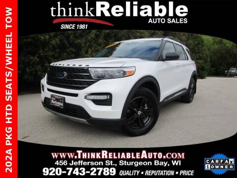 2021 Ford Explorer for sale at RELIABLE AUTOMOBILE SALES, INC in Sturgeon Bay WI