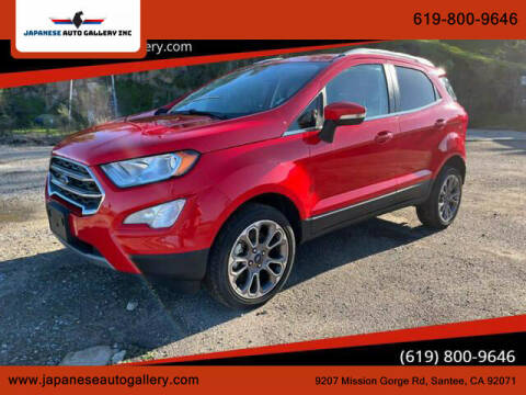 2020 Ford EcoSport for sale at Japanese Auto Gallery Inc in Santee CA
