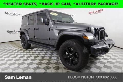 2021 Jeep Wrangler Unlimited for sale at Sam Leman CDJR Bloomington in Bloomington IL