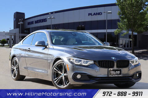 2020 BMW 4 Series for sale at HILINE MOTORS in Plano TX