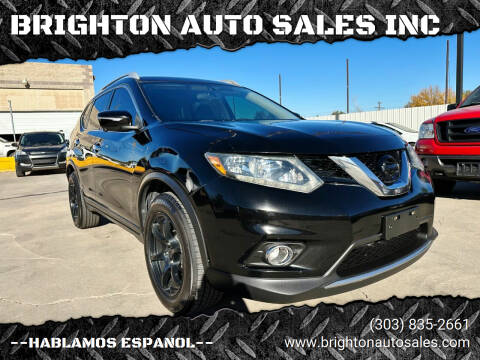 2014 Nissan Rogue for sale at BRIGHTON AUTO SALES INC in Brighton CO