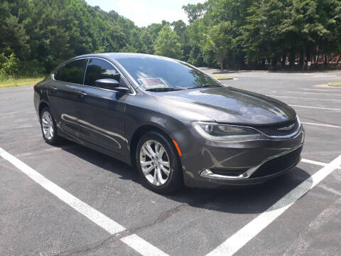 2015 Chrysler 200 for sale at JCW AUTO BROKERS in Douglasville GA