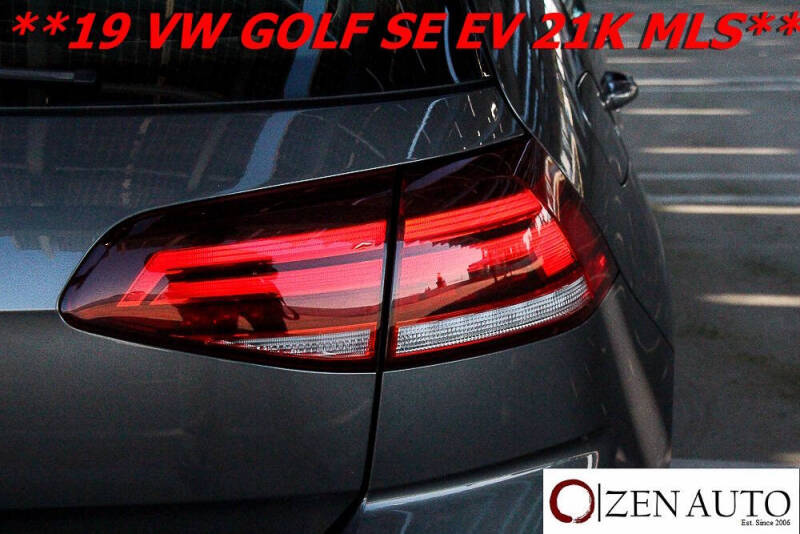 2019 Volkswagen e-Golf SE