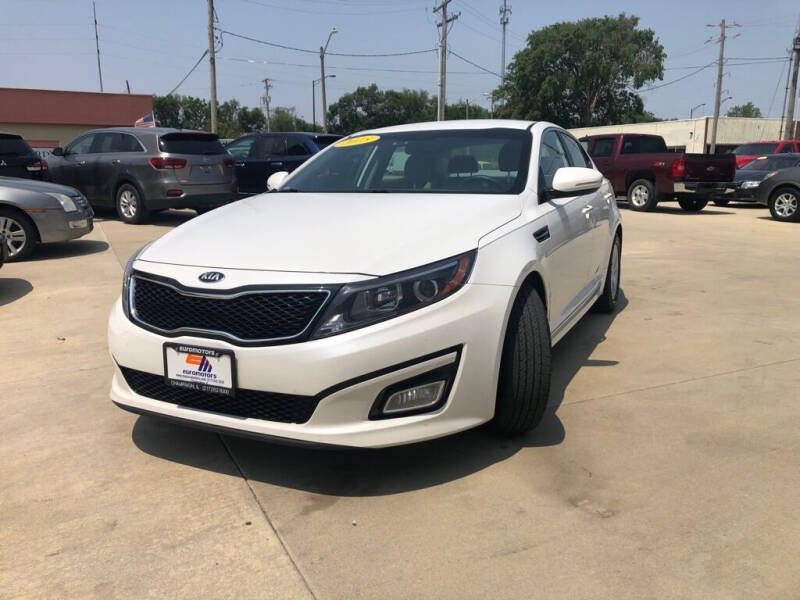 2015 Kia Optima for sale at EURO MOTORS AUTO DEALER INC in Champaign IL