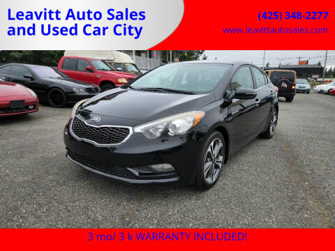 2014 Kia Forte for sale at Leavitt Auto Sales and Used Car City in Everett WA