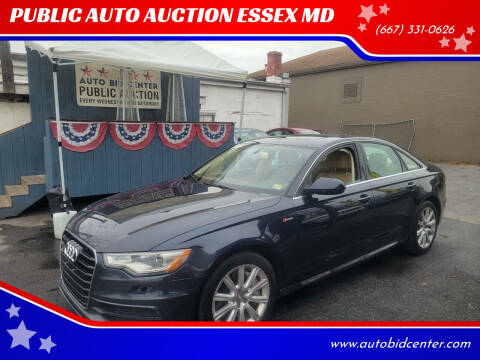 2012 Audi A6 for sale at PUBLIC AUTO AUCTION ESSEX MD in Essex MD