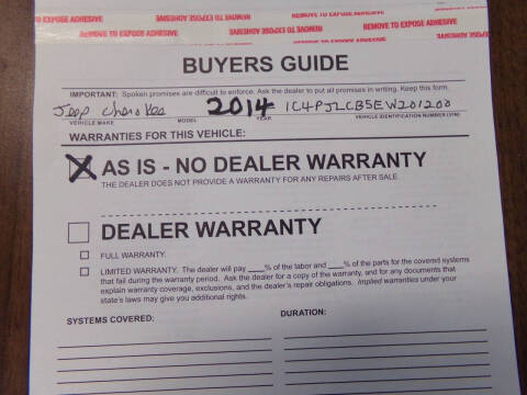 2014 Jeep Cherokee Latitude