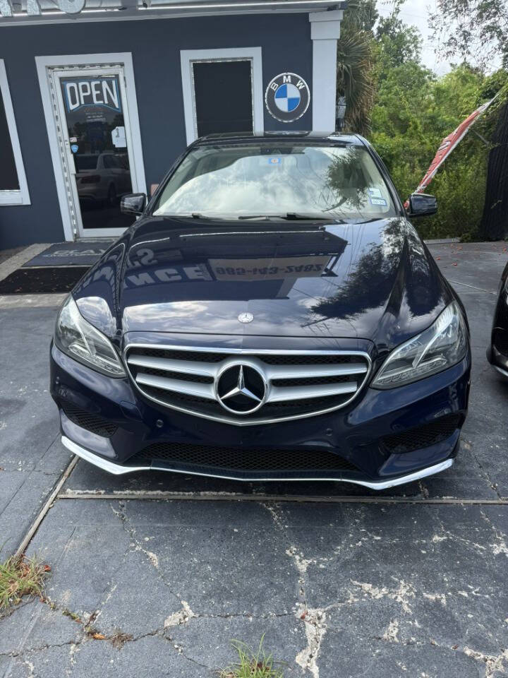 Blue 2016 Mercedes-Benz E-Class E 350 E 350 4dr Sedan 1