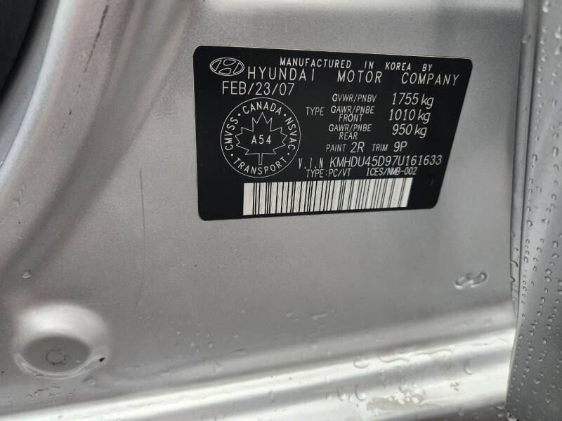 2007 Hyundai Elantra SE