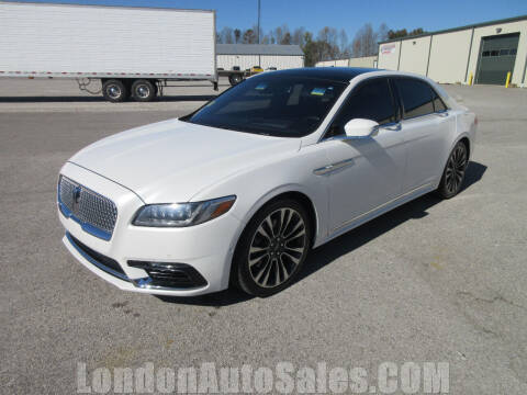 2020 Lincoln Continental for sale at London Auto Sales LLC in London KY