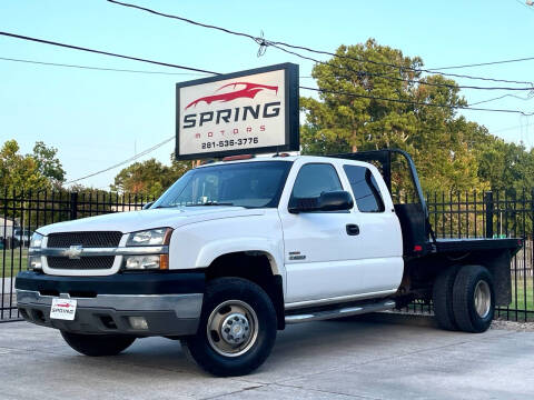 2004 Chevrolet Silverado 3500 for sale at Spring Motors in Spring TX