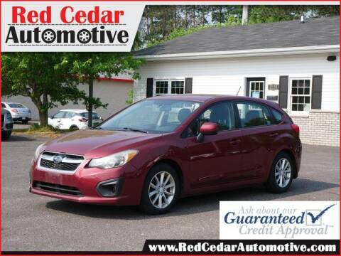 2012 Subaru Impreza for sale at Red Cedar Automotive in Menomonie WI