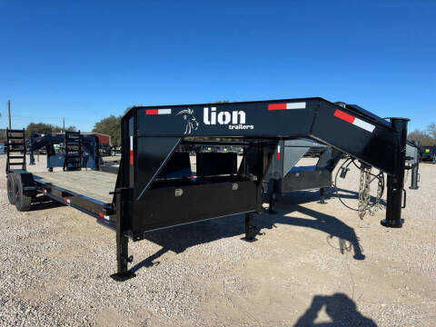 2025 Lion - Low Boy - Gooseneck Trailer  for sale at LJD Sales in Lampasas TX