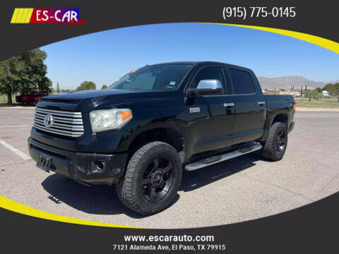 2014 Toyota Tundra for sale at Escar Auto in El Paso TX