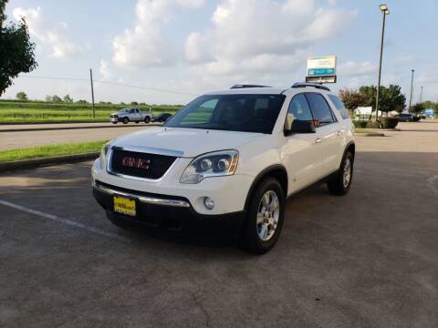 2009 GMC Acadia for sale at West Oak L&M in Houston TX