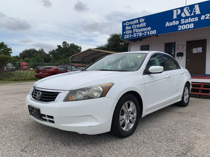 2009 Honda Accord for sale at P & A AUTO SALES in Houston TX