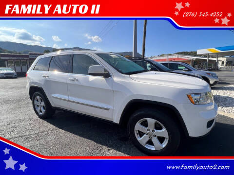 2011 Jeep Grand Cherokee for sale at FAMILY AUTO II in Pounding Mill VA